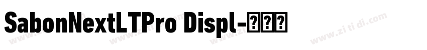 SabonNextLTPro Displ字体转换